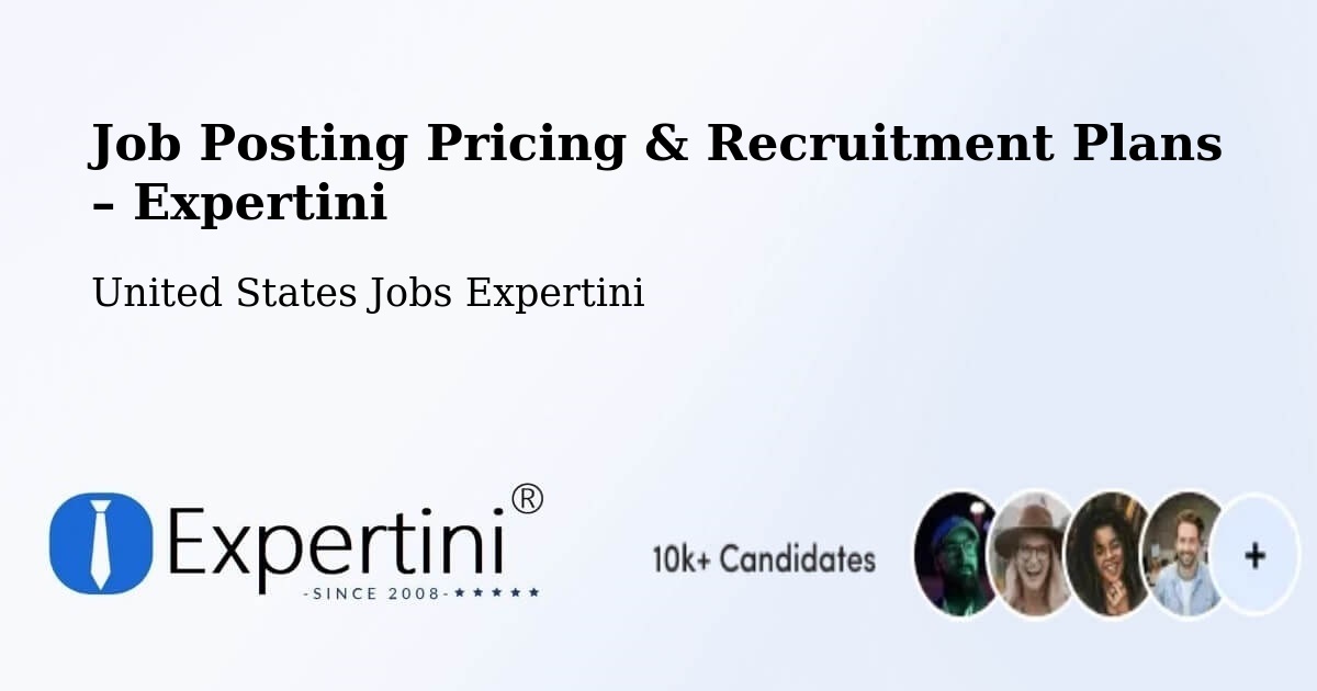 Job Posting Pricing & Recruitment Plans – Random Lake - Random Lake, United States Jobs Expertini